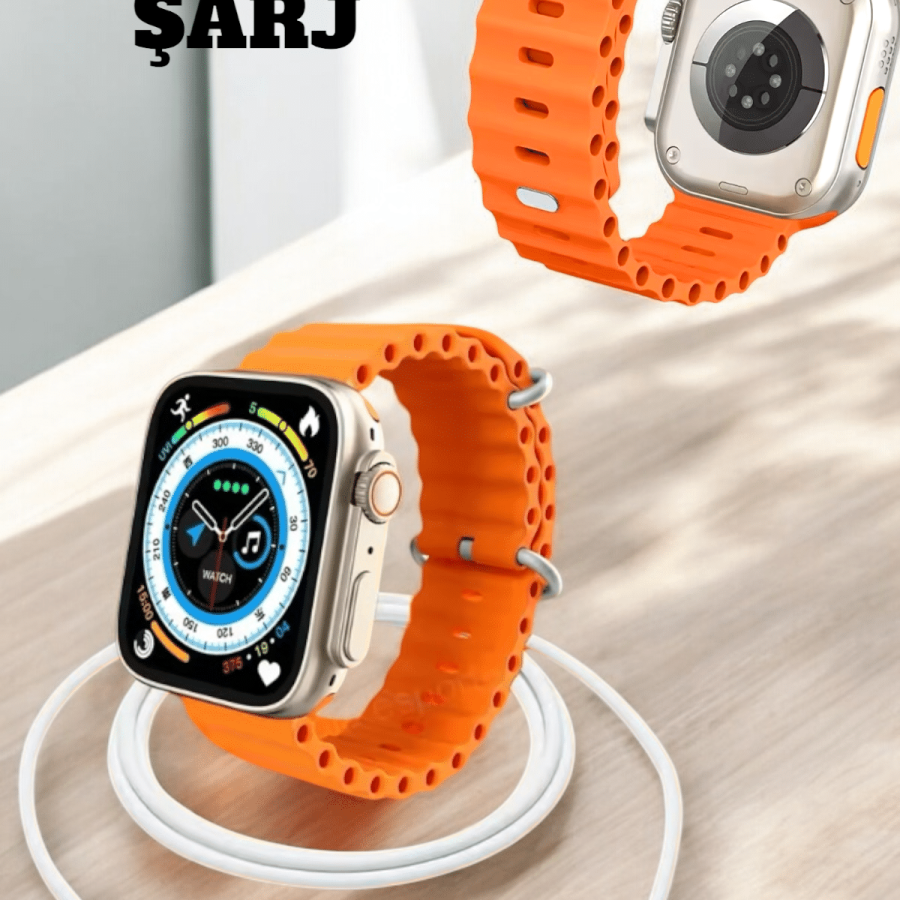 Smart Watch with Wireless Charging and Call and Music Control