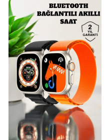 49MM Touch Smart Watch with Bluetooth Connection and Health and Sports Tracking Features