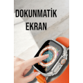 49MM Touch Smart Watch with Bluetooth Connection and Health and Sports Tracking Features