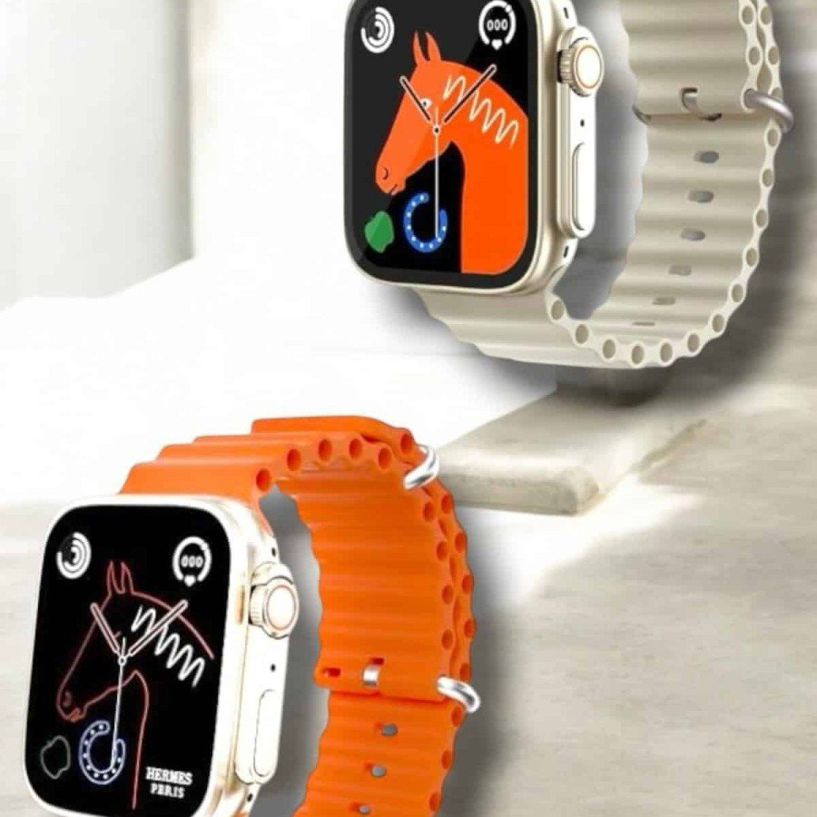Bluetooth Smart Watch with 49MM Screen, Blood Pressure and Pedometer Features
