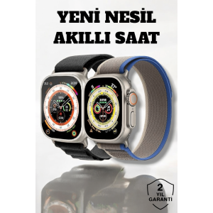 Bluetooth Smart Watch with 49MM Screen, Blood Pressure and Pedometer Features