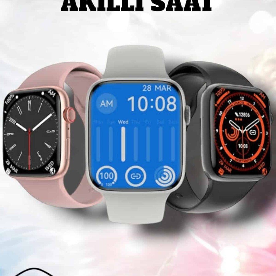Smart Watch Pedometer, Heart Rate Monitoring Touchscreen Bluetooth Connected