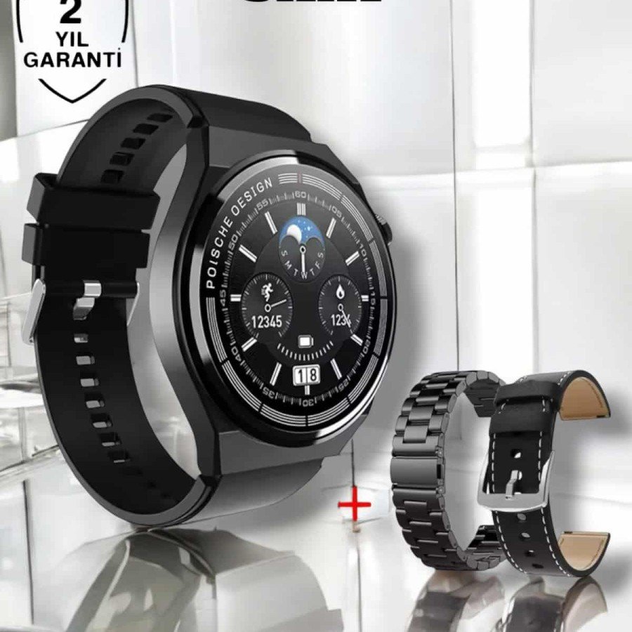 Smart Watch Sleep and Health Tracking Seeing Notifications Answering Calls