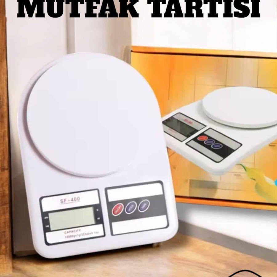 Long-Lasting Digital Kitchen Scale with Clear LCD Display and Auto-Off Feature
