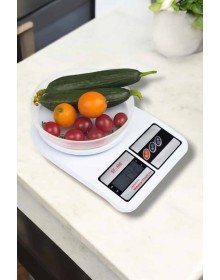 Long-Lasting Digital Kitchen Scale with Clear LCD Display and Auto-Off Feature