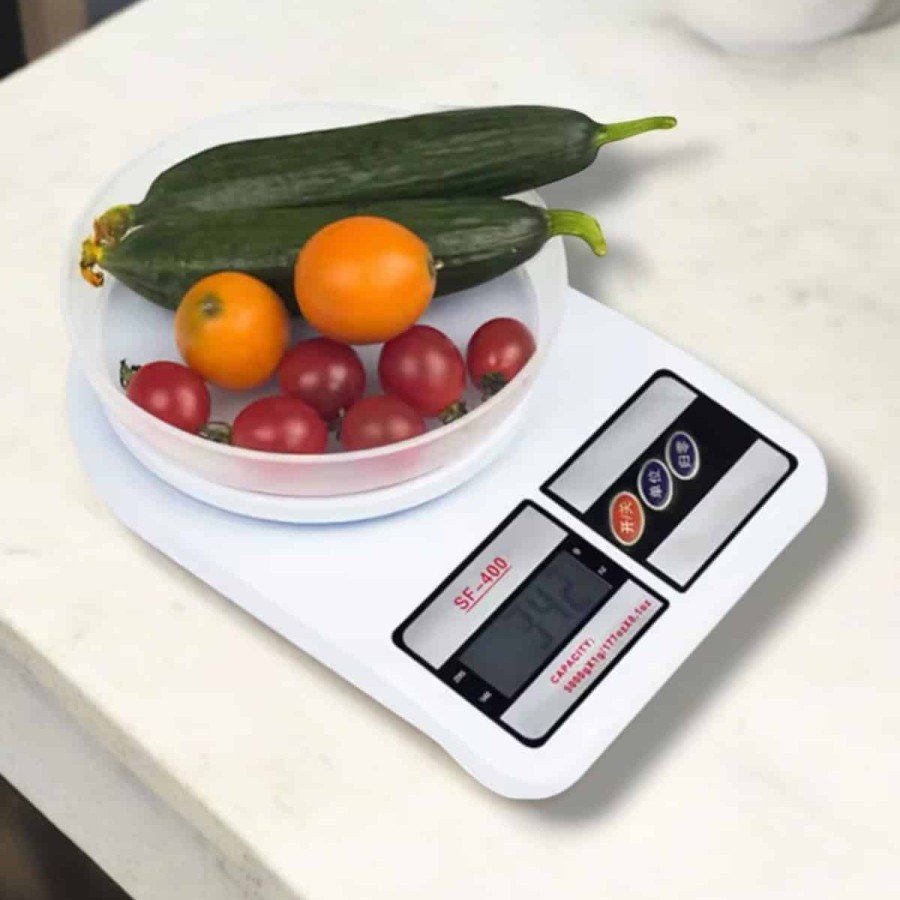 Long-Lasting Digital Kitchen Scale with Clear LCD Display and Auto-Off Feature