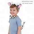 Cow Costume Accessory Set 3-Piece - Crown Bow Tie Tail Cow Costume Accessory Set 3-Piece - Crown Bow Tie Tail
