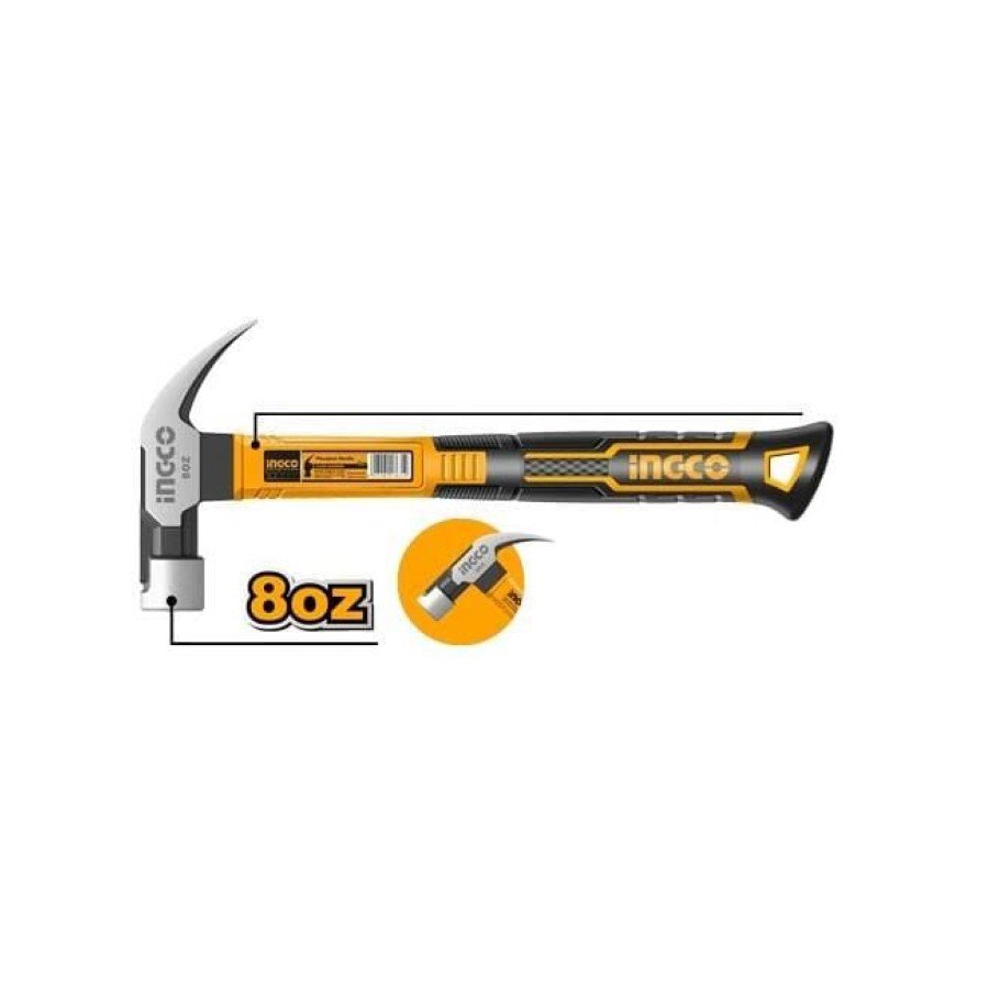 Engco HCHD0086 Fiberglass Handle Hammer 220 Gr