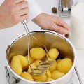 Inox Stainless Metal Potato Masher Puree Maker 27 cm