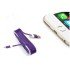 iPhone Braided Colored Steel Charging Data Cable - Purple