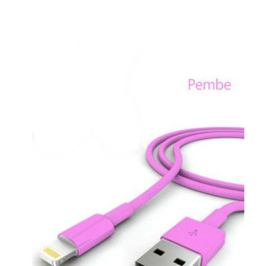 iPhone Charging Data Cable - Pink iPhone Charging Data Cable - Pink