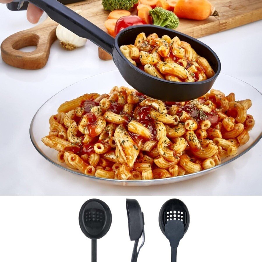 Heat Resistant 3 in 1 Serving Ladle - Ladle Colander Spoon 3 in 1 Serving Set