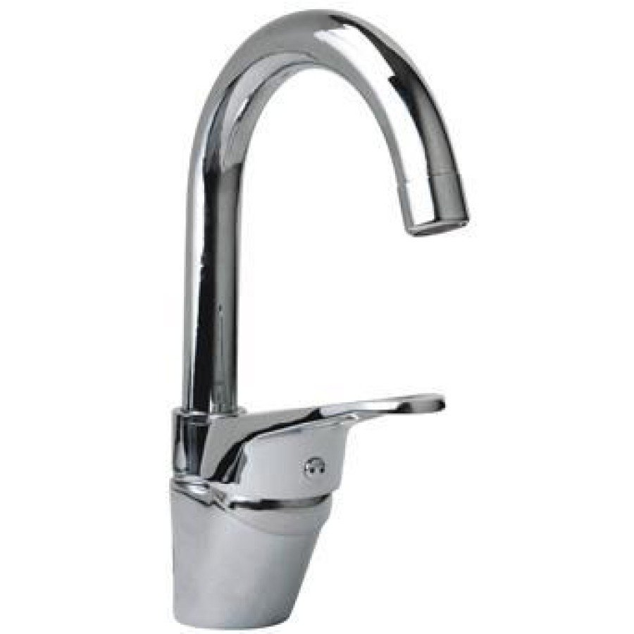 İtimat Zeta Mix 377K Swan Sink Faucet