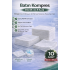 Abdominal Compress 45x45 cm 8 Layers 10 Pieces Wire Wire Gas Compress Non-Sterile Dressing Cloths