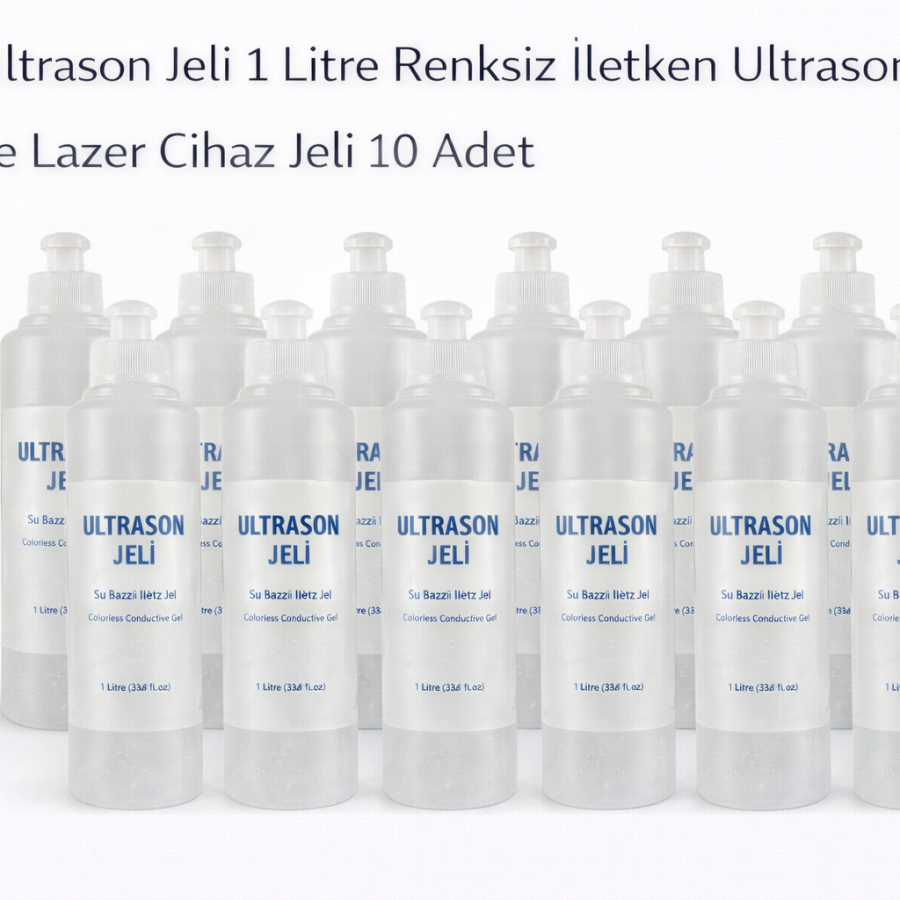 Ultrasound Gel 1 Liter Colorless Conductive Ultrasound and Laser Device Gel 10 Pieces Ultrasound Gel 1 Liter Colorless Conductive Ultrasound and Laser Device Gel 10 Pieces