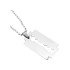 Razor Steel Necklace - Razor Model Stainless Silver Color Steel Necklace