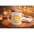 Yes You Can Motivational Cup MODEL 131, Positive Message Porcelain Mug, Inspiring Design, Office & Gift Cup Yes You Can Motivational Cup MODEL 131, Positive Message Porcelain Mug, Inspiring Design, Office & Gift Cup