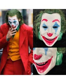 Joaquin Phoenix Joker Mask with Green Hair