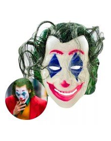 Joaquin Phoenix Joker Mask with Green Hair