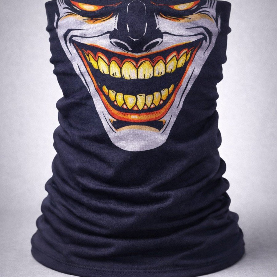 Joker Smile Paphos Mask – Multi-Purpose Neck Collar Bandana No 3 Joker Smile Paphos Mask – Multi-Purpose Neck Collar Bandana No 3