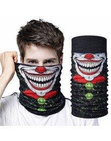 Joker Face Printed Paphos Bandana - Multi-Purpose Neck Collar Bandana No 2
