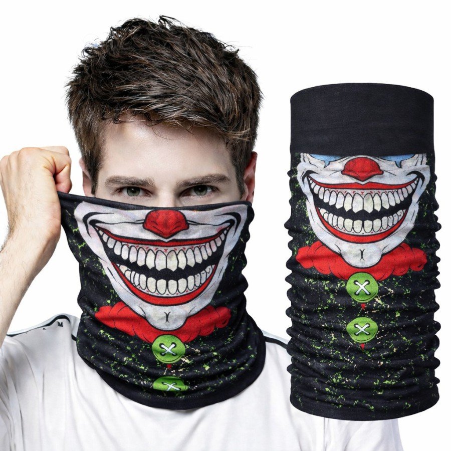 Joker Face Printed Paphos Bandana - Multi-Purpose Neck Collar Bandana No 2 Joker Face Printed Paphos Bandana - Multi-Purpose Neck Collar Bandana No 2