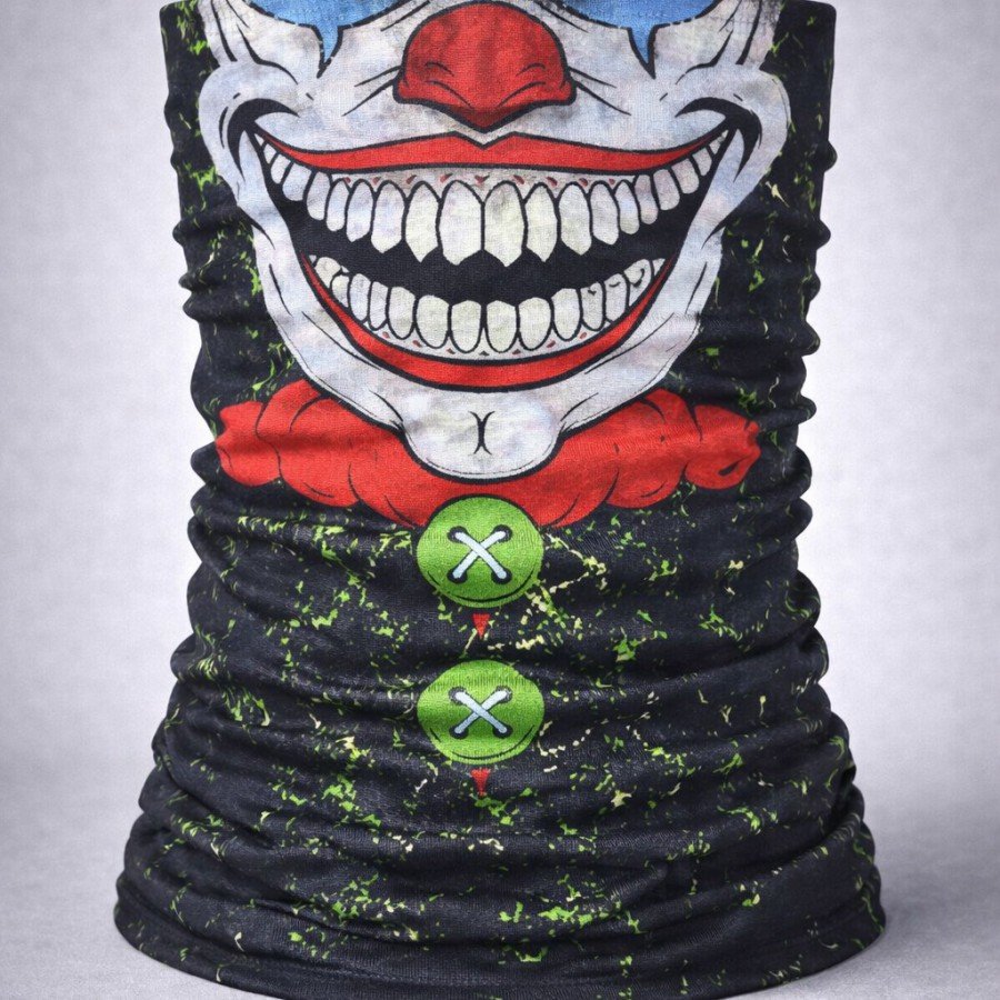 Joker Face Printed Paphos Bandana - Multi-Purpose Neck Collar Bandana No 2 Joker Face Printed Paphos Bandana - Multi-Purpose Neck Collar Bandana No 2