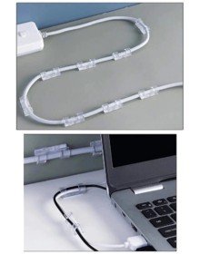 Cable Fixer Clips 20 Pcs Cable Organizer Wall Tiles Glass Cable Holder Adhesive Clip