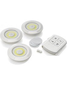 3 LED Lamp Set with Wireless Remote Control