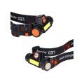 Headlamp - 8 Hours Durable Rechargeable Sensor Magnet - Camping - Fishing - Emergency Flashlight