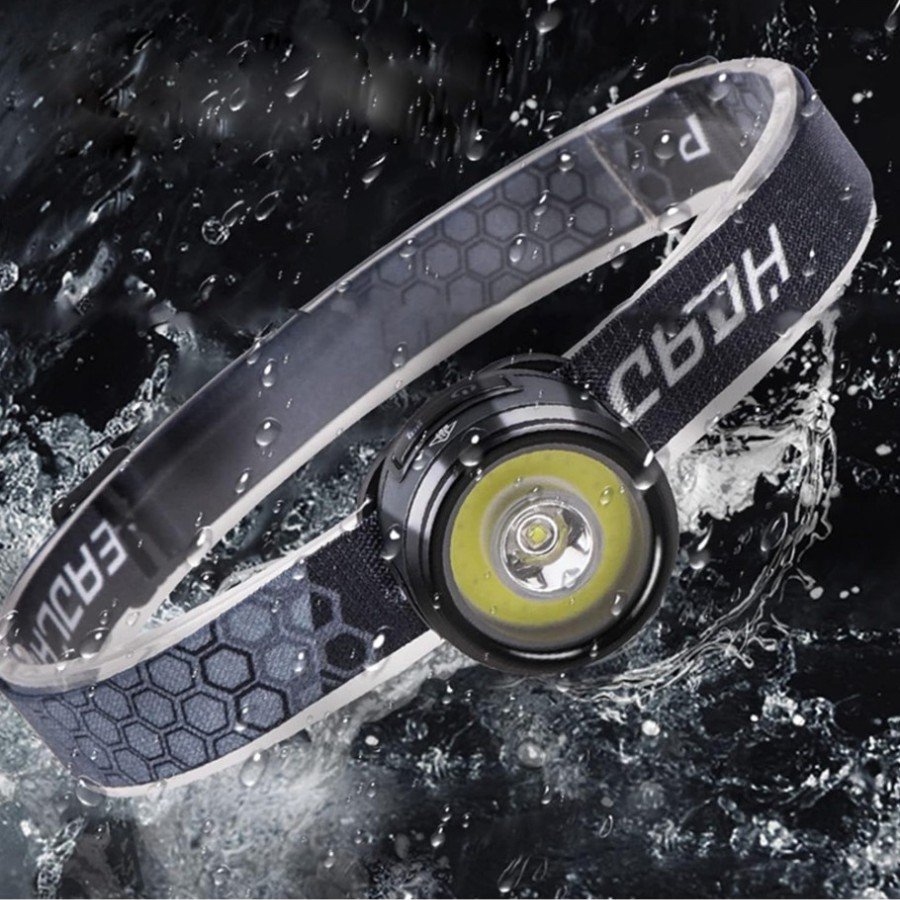 Head Lamp Head Torch Rechargeable Professional COB Flashlight 7 Modes