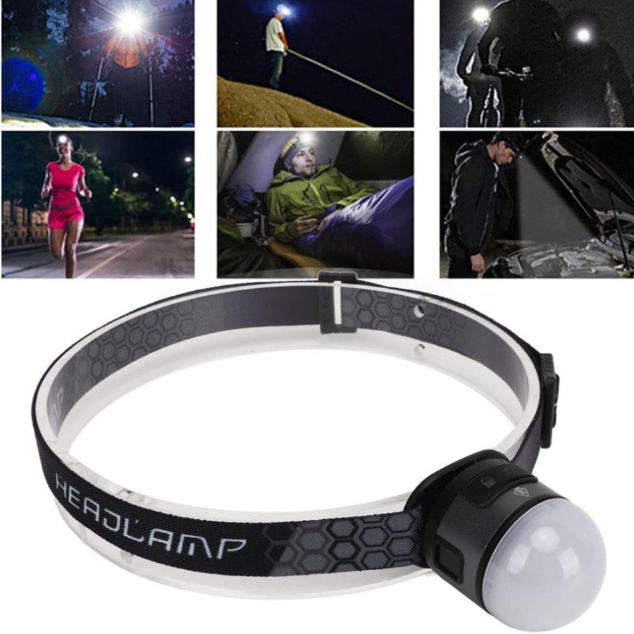 Head Lamp Head Torch Rechargeable Professional COB Flashlight 7 Modes