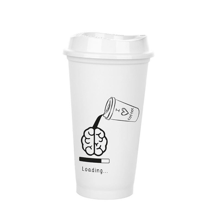 Coffee Cup - White with Lid 473 ml Coffee Cup - White with Lid 473 ml