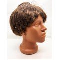 Brown Color Short Cut Men s Wig With Lining