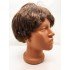 Brown Color Short Cut Men's Wig With Lining