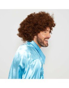Brown Color Curly Afro Bonus Wig Brown Color Curly Afro Bonus Wig