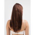 Brown Color Long Straight Party Wig - Long Brown Wig