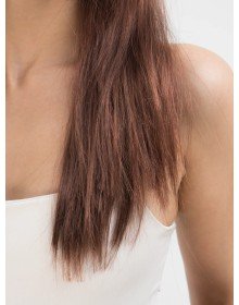 Brown Color Long Straight Party Wig - Long Brown Wig