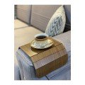 Brown Sofa Edge Wooden Anti-Slip Tray Brown Sofa Edge Wooden Anti-Slip Tray