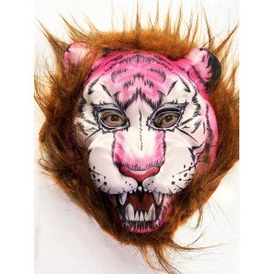 Brown Hair Pink Face Wolf Mask Tiger Mask Mega Plush 26 No Brown Hair Pink Face Wolf Mask Tiger Mask Mega Plush 26 No