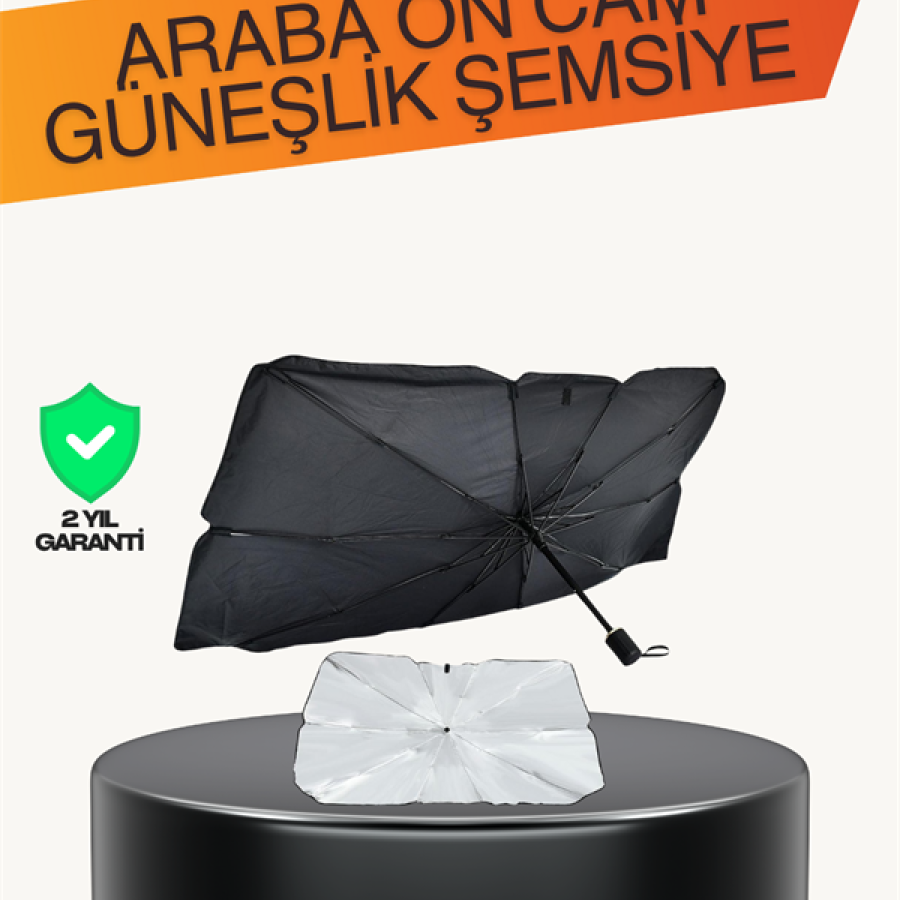 Thick Fabric Windshield Sunshade – Does Not Fade, Does Not Deform, Long Lasting