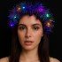Heart Tassel Night Glow 3 Mode LED Light Crown Purple Color