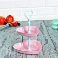 Heart Snack Bowl 2 Tiers
