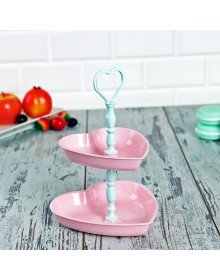Heart Snack Bowl 2 Tiers