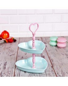 Heart Snack Bowl 2 Tiers