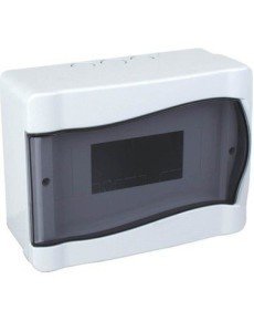 Kapeks 6-Piece Surface Mounted Plastic Fuse Box Kapeks 6-Piece Surface Mounted Plastic Fuse Box