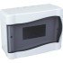 Kapeks 6-Piece Surface Mounted Plastic Fuse Box