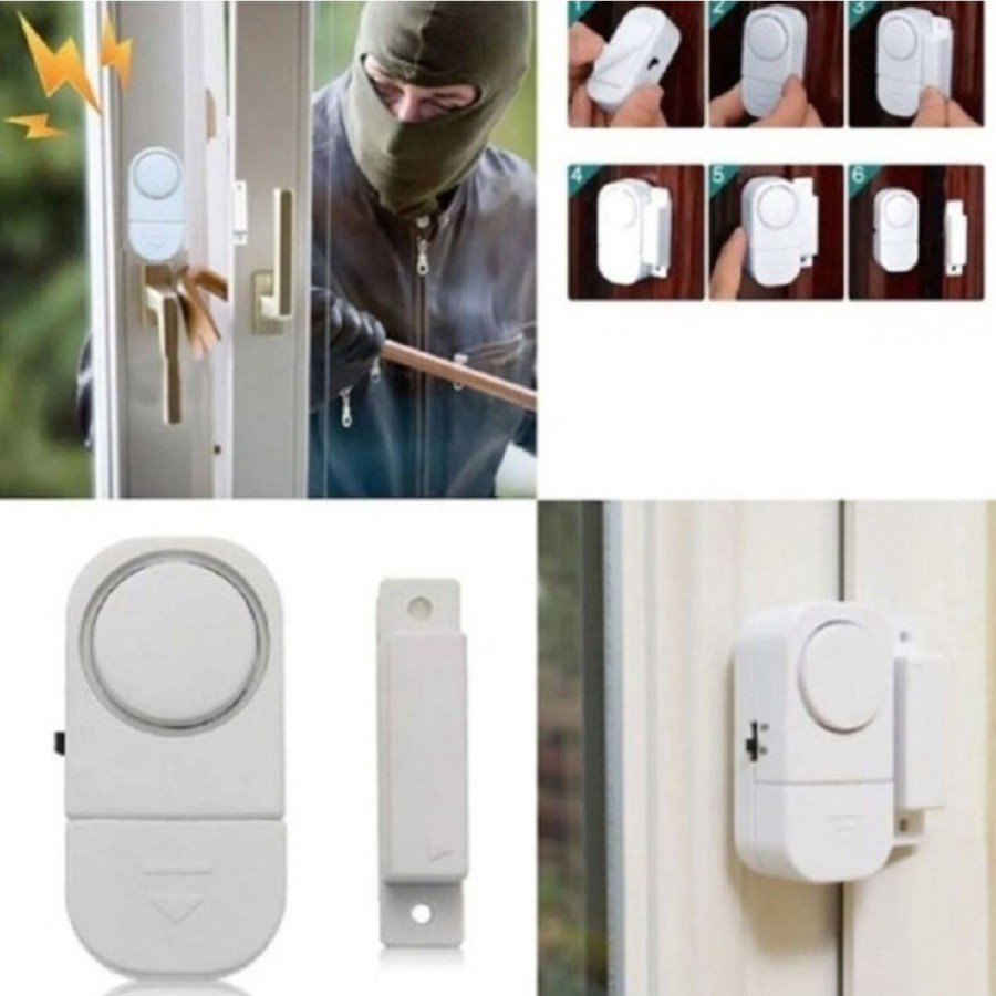 Door Window Alarm with Loud Warning Sound Door Window Alarm with Loud Warning Sound