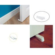 Door Stopper - Under Door Stopper - White 2 Pieces Door Stopper - Under Door Stopper - White 2 Pieces