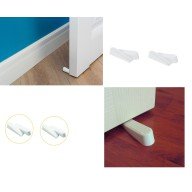 Door Stopper - Under Door Stopper - White 4 Pieces Door Stopper - Under Door Stopper - White 4 Pieces